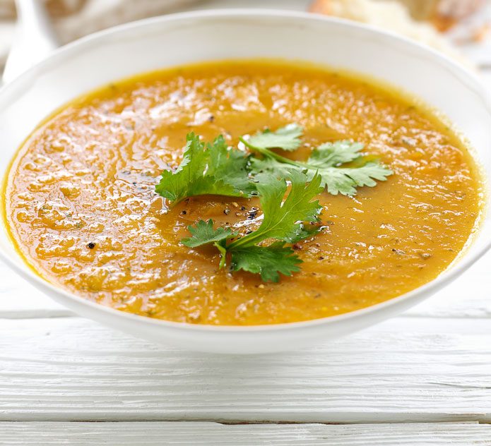 carrot and coriander soup