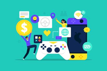 Image of microtransactions around a gaming controller