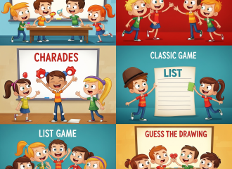 Team Game Challenges (scattergories, charades, list game, guess the drawing) Team Game Challenges (scattergories, charades, list game, guess the drawing)